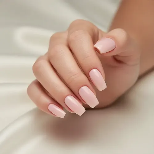 Tips Soft Gel Coffin Medianos Forma Ataud Mate X504