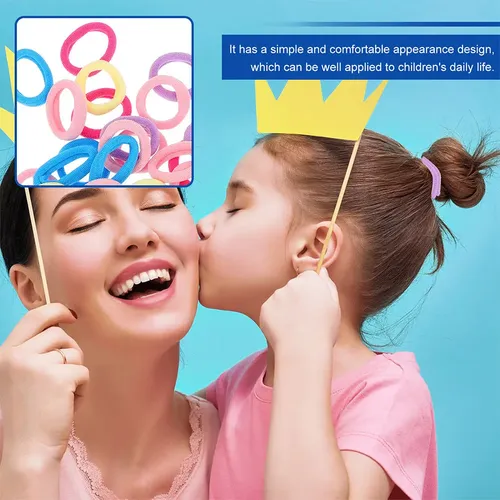 / 300 Unidades De Cintas Elásticas For El Pelo For Niños, Z