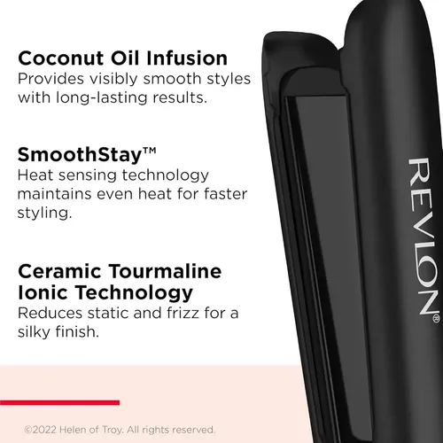 Plancha De Pelo Revlon Smoothstay Placa De 1” 230°c