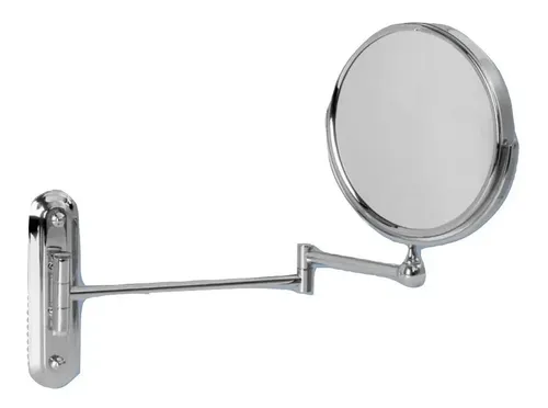 Espejo Aumento 5x Baño De Pared Brazo Barral Toalla Topbuy