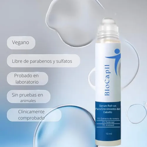 Serum Anticaida Crecimiento Capilar Roll-on Biocapil3x2