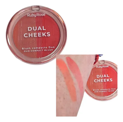 Rubor Duo Compacto Alta Pigmentación Profesional Ruby Rose
