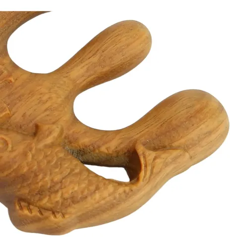 Peine De Masaje De Dientes Anchos Meridian Marrón Claro