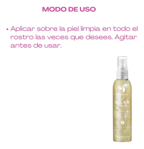 Bruma Con Efecto Glow Tonico Iluminador Eclair Prodermic