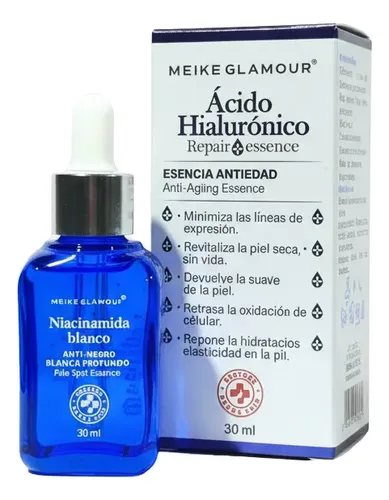 Sérum Facial Ácido Hialurónico Antiedad Meike Glamour
