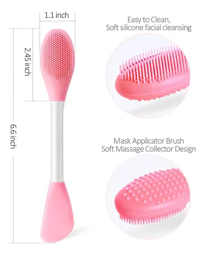 Cepillo Exfoliante Facial De Silicona Limpiador 1u