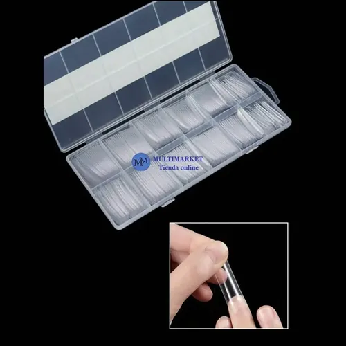Tips Sistema Soft Gel Ultra Finos Flexibles Xxl 240 Un