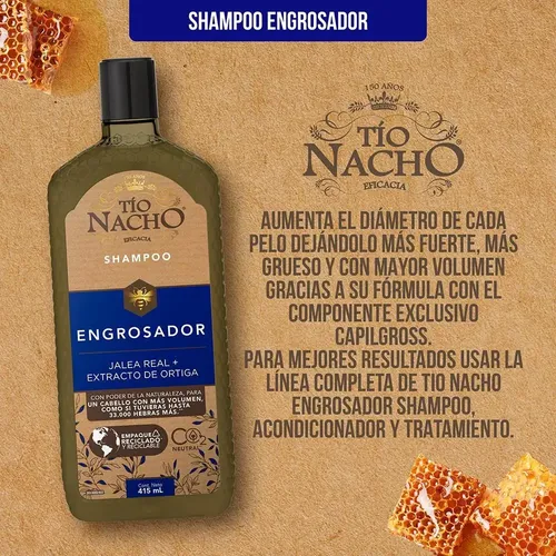 Tio Nacho Shampoo + Acondicionador Engrosador V2 Pelo 415ml