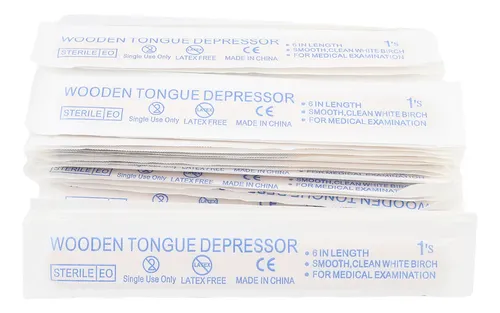 Varillas Para Remover Cera, 100 Unidades, De Madera, Multifu