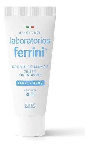 Ferrini Crema Para Manos Efecto Seco 30ml Triple Hidratacion