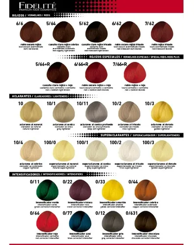 Tintura Fidelite 60 Gr Color Master Profesional X 3 Unidades
