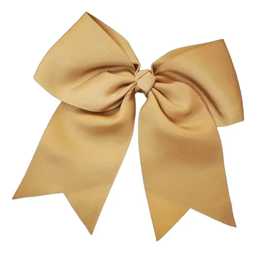 Moños Pelo Grandes Coquette Comunion Picos Broches Hebillas Color Marrón Claro