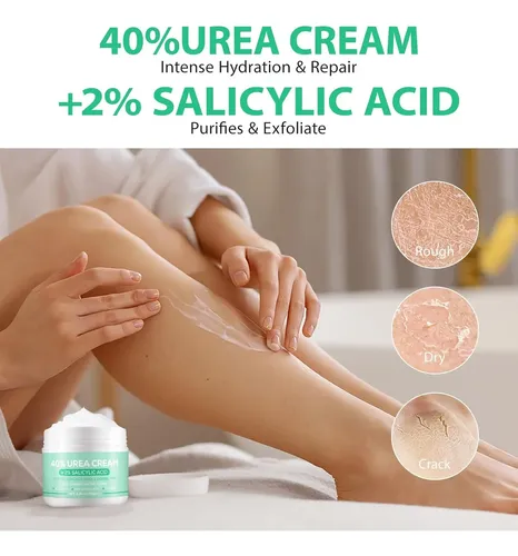 Crema De Urea 40% Y Ácido Salicílico 2% Para Pies Secos