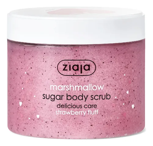 Exfoliante De Azúcar Corporal Ziaja Malvavisco Fresa 300 Ml