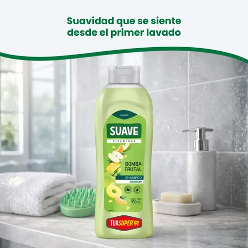 Shampoo Suave Bomba Frutal Suavidad 930ml Mix Vitaminas