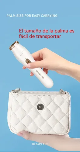 Máquina De Depilación Eléctrica Para Mujer Recargable 3 En 1