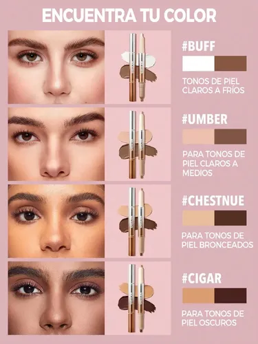 Sheglam Lápiz Contorno Y Iluminador Doble Punta Rostro