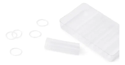 Cintas Elásticas Para El Pelo, 320 Unidades, Transparentes