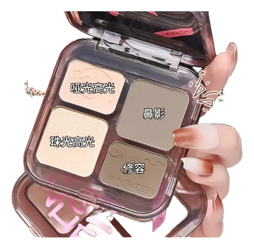 Paleta De Maquillaje Iluminador Facial Matte Shadow Lasting