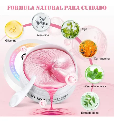 Parches Hydrogel Para Ojos Colágeno Anti Ojera Hidratante