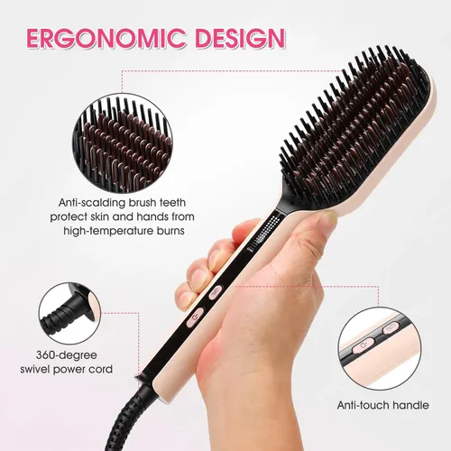 Plancha De Pelo Arasyleon Ionic Pink 5 Temp