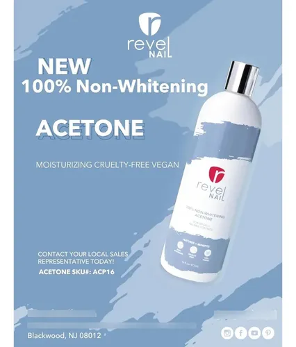 Removedor De Acetona Revel Nail 100% 237ml
