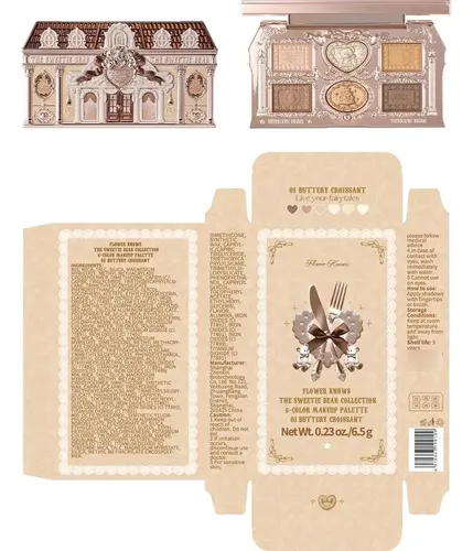 Paleta De Maquillaje Flower Knows Sweetie Bear 6 Colores