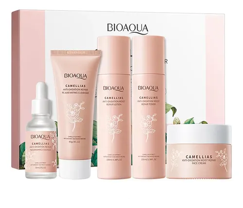 Set De Cuidado Facial Bioaqua Camelia 5 Piezas 425g