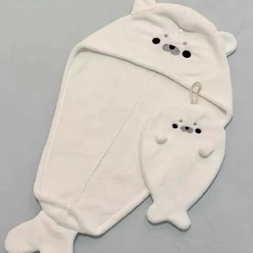 Gorro Baño Foca Coral Suave Y Super Absorbente