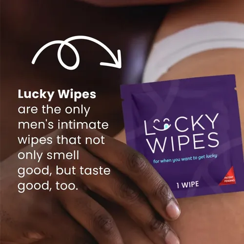 Toallitas Íntimas Para Hombres Lucky Wipes – Sabor