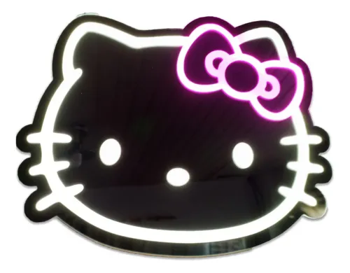Espejo Acrílico Hello Kitty Con Iluminación Led 79x59cm