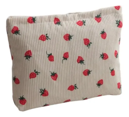 Cute Strawberry De Bolsa De Maquillaje