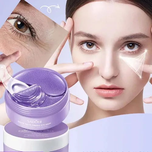 Parches Hidrogel Para Eliminar Ojeras Sadoer Semillas De Uva Todo Tipo De Piel Día/noche