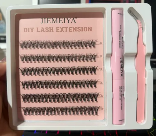Set Pestañas Postizas Jmy Mix 0.07d 30d Adhesivo Pinza