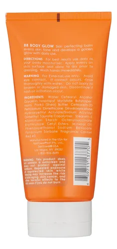 Crema Bb Corporal Body Glow Tantowel Gold 170 Ml (paquete De