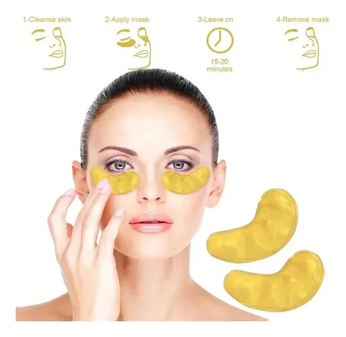 Máscara Colágeno Ojeras Crystal Parche Mascarilla X5 Unidad