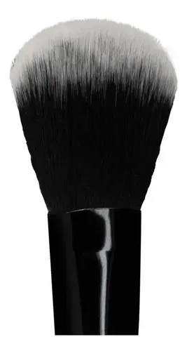 Brocha Para Base Foundation Brush Doble Fibra S36 Idraet Color Negro