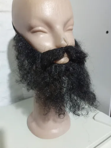 Peluca Y Barba Negra Style By La Parti Wigs!