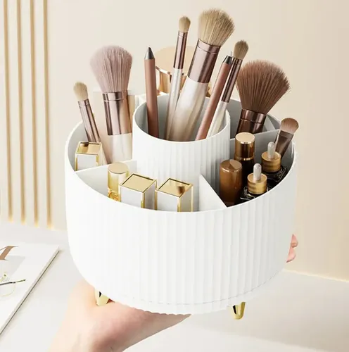 Organizador Maquillaje Porta Cosmetico Diseño Con Giro 360