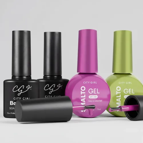 Kit Uñas Semipermanentes Manicuria Gel Esmaltes Cabina Uv