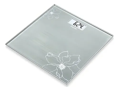 Balanza De Vidrio Para Baño Beurer Gs-10 Color Gris