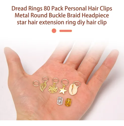 80 Piezas De Joyas Africanas Para El Cabello, Accesorios Par