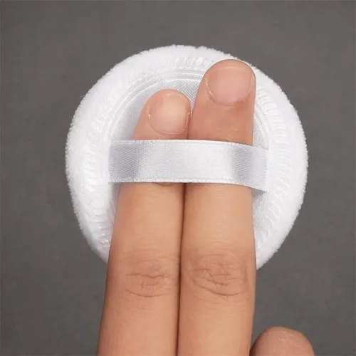 5 Unids Soplo De Polvo Esponja Puff De Maquillaje De Blanco