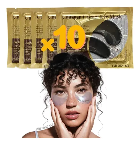 – 10 Parches Colágeno Ojos. Ojeras Hinchazón Bolsas Zzl