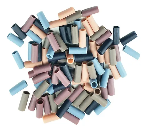 100 Tubos Para Bricolaje, Una Banda Elástica Para El Pelo