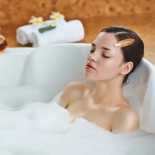 12 Pinzas De Cabello Antiarrugas Para Peinar, Dorado Blanco