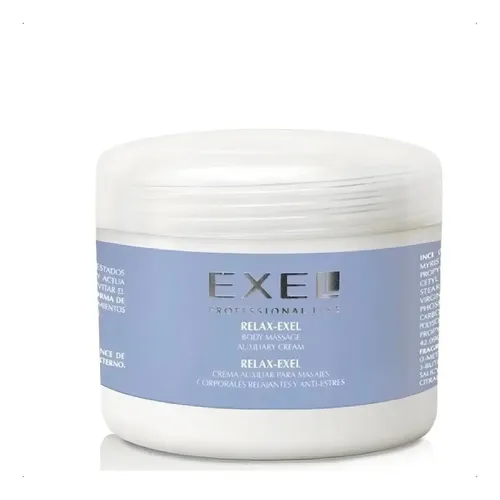 Crema Auxiliar Para Masajes Exel Relax-Exel Anti-Estrés 500gr