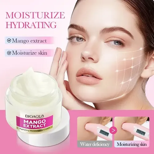 Crema Facial Ultra Hidratante De Mango Bioaqua 50 Ml Mixta Día/noche