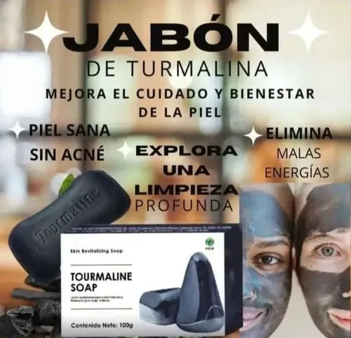 Pack X2un. Jabon Con Turmalina Hgw 100g Cuidado Corporal