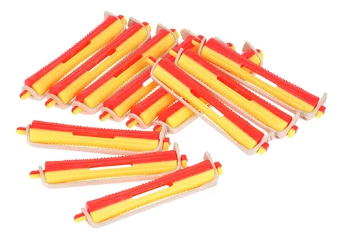 Rizador De Cabello 12 Piezas, Rodillos Fríos Con Goma